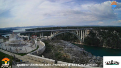 Skradin, řeka Krka, most A1