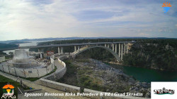 Skradin, řeka Krka, most A1