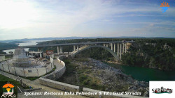 Skradin, řeka Krka, most A1