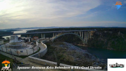 Skradin, řeka Krka, most A1