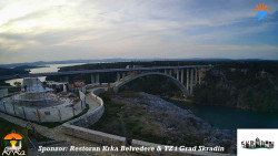 Skradin, řeka Krka, most A1