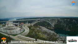 Skradin, řeka Krka, most A1