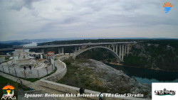Skradin, řeka Krka, most A1