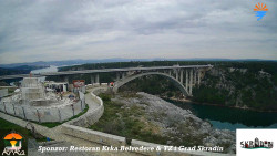 Skradin, řeka Krka, most A1
