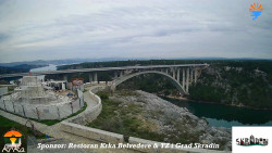Skradin, řeka Krka, most A1