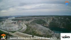 Skradin, řeka Krka, most A1