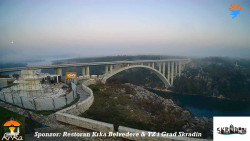 Skradin, řeka Krka, most A1