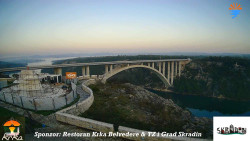 Skradin, řeka Krka, most A1
