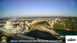 Skradin, řeka Krka, most A1