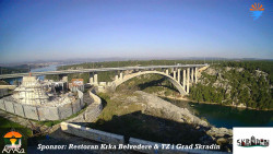 Skradin, řeka Krka, most A1