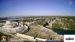 Skradin, řeka Krka, most A1
