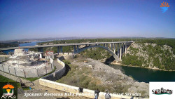 Skradin, řeka Krka, most A1