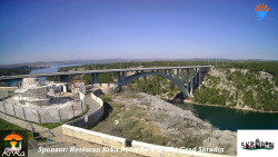Skradin, řeka Krka, most A1