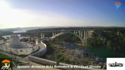 Skradin, řeka Krka, most A1