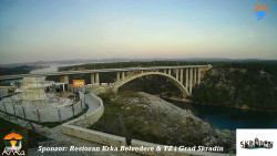 Skradin, řeka Krka, most A1