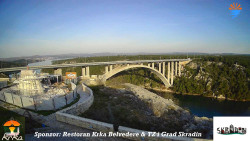 Skradin, řeka Krka, most A1