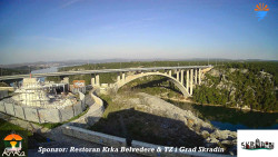 Skradin, řeka Krka, most A1