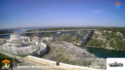 Skradin, řeka Krka, most A1