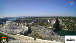 Skradin, řeka Krka, most A1