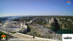 Skradin, řeka Krka, most A1