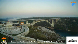 Skradin, řeka Krka, most A1