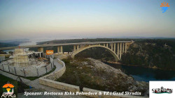 Skradin, řeka Krka, most A1