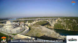 Skradin, řeka Krka, most A1