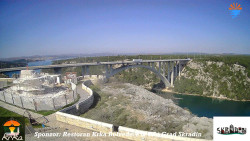 Skradin, řeka Krka, most A1