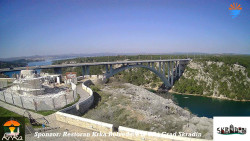 Skradin, řeka Krka, most A1