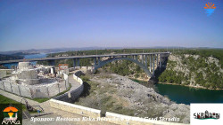 Skradin, řeka Krka, most A1