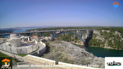 Skradin, řeka Krka, most A1