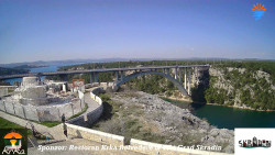 Skradin, řeka Krka, most A1