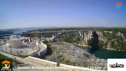 Skradin, řeka Krka, most A1