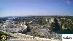 Skradin, řeka Krka, most A1