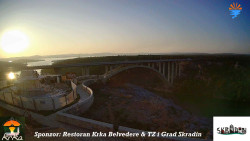 Skradin, řeka Krka, most A1