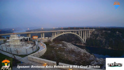 Skradin, řeka Krka, most A1