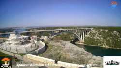 Skradin, řeka Krka, most A1