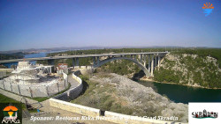 Skradin, řeka Krka, most A1