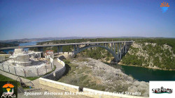 Skradin, řeka Krka, most A1