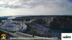 Skradin, řeka Krka, most A1