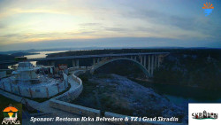 Skradin, řeka Krka, most A1