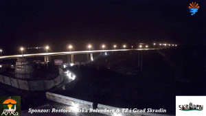 Městečko Skradin - Skradin, řeka Krka, most A1 - 12.3.2026 v 00:45 Městečko Skradin - Skradin, řeka Krka, most A1 - 12.3.2026 v 00:45