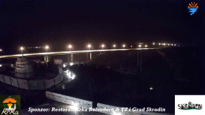 Městečko Skradin - Skradin, řeka Krka, most A1 - 12.3.2026 v 02:45 Městečko Skradin - Skradin, řeka Krka, most A1 - 12.3.2026 v 02:45