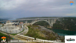 Skradin, řeka Krka, most A1