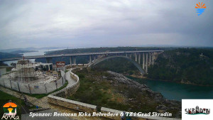 Městečko Skradin - Skradin, řeka Krka, most A1 - 12.3.2026 v 08:00 Městečko Skradin - Skradin, řeka Krka, most A1 - 12.3.2026 v 08:00