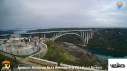 Skradin, řeka Krka, most A1