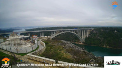 Skradin, řeka Krka, most A1