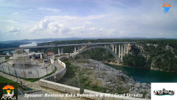 Skradin, řeka Krka, most A1