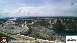 Městečko Skradin - Skradin, řeka Krka, most A1 - 12.3.2026 v 14:15 Městečko Skradin - Skradin, řeka Krka, most A1 - 12.3.2026 v 14:15