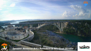 Městečko Skradin - Skradin, řeka Krka, most A1 - 12.3.2026 v 15:45 Městečko Skradin - Skradin, řeka Krka, most A1 - 12.3.2026 v 15:45